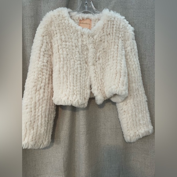 Bubish Ivory Faux Lola Jacket | M - Picture 7 of 9